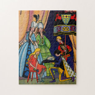 Aschenputtel, der Prinz und die Scheibe Puzzle
