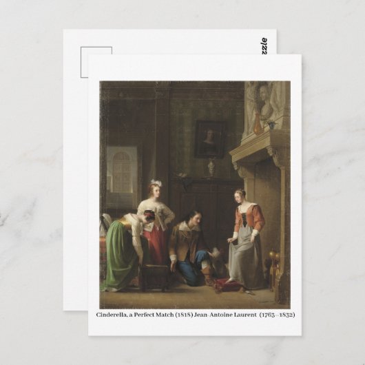 Aschenputtel, eine perfekte Match (1818) Postkarte (Vorne/Hinten)