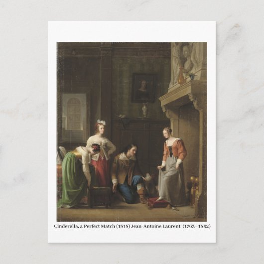 Aschenputtel, eine perfekte Match (1818) Postkarte (Vorderseite)