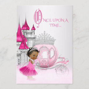 Aschenputtel-einst Prinzessin Birthday Einladung