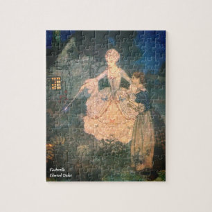 Aschenputtel Fairy Godmutter Illustration des alte Puzzle