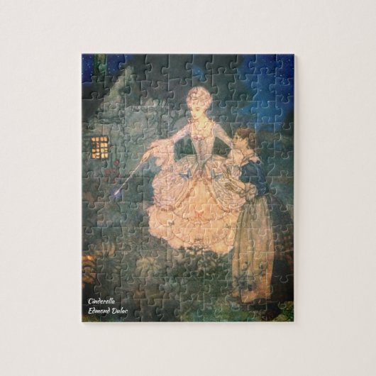 Aschenputtel Fairy Godmutter Illustration des alte Puzzle (Vertikal)