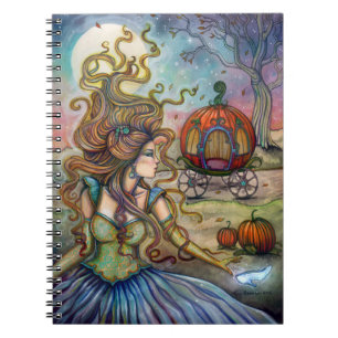Aschenputtel Fantasy Art von Molly Harrison Notizblock