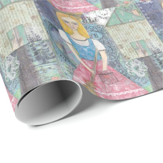 Aschenputtel Geschenkpapier (Rolleneckpunkt)