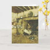 Aschenputtel in der Ashes Fine Art Card Karte (Gelbe Blume)