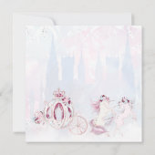 Aschenputtel jede Zahl Geburtstagspartei Einladung (Rückseite)