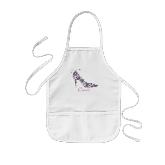 Aschenputtel - Kinder Schürze / Schuhe (Vorne)