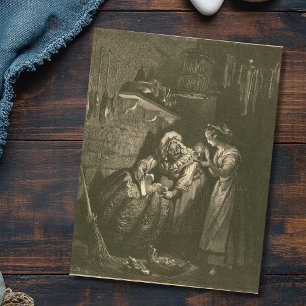Aschenputtel-Kürbis - Gustave Doré Postkarte