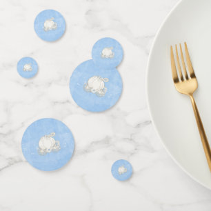 Aschenputtel Kutsche Blau & Gold Märchen Konfetti