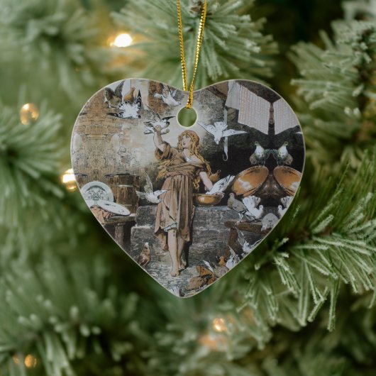 Aschenputtel - Märchen - Grimm Keramik Ornament (Baum)