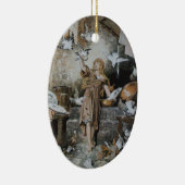 Aschenputtel - Märchen - Grimm Keramik Ornament (Rechts)