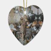 Aschenputtel - Märchen - Grimm Keramik Ornament (Links)