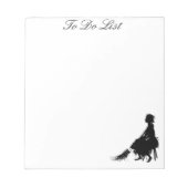 Aschenputtel muss Notepad auflisten Notizblock (Vorderseite)