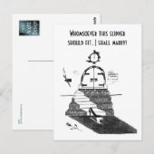 Aschenputtel Postkarte (Vorne/Hinten)