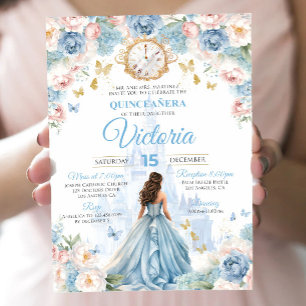 Aschenputtel Quinceañera Einladung Prinzessinnenkl