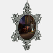 Aschenputtel Schneeflocken Zinn-Ornament (Links)