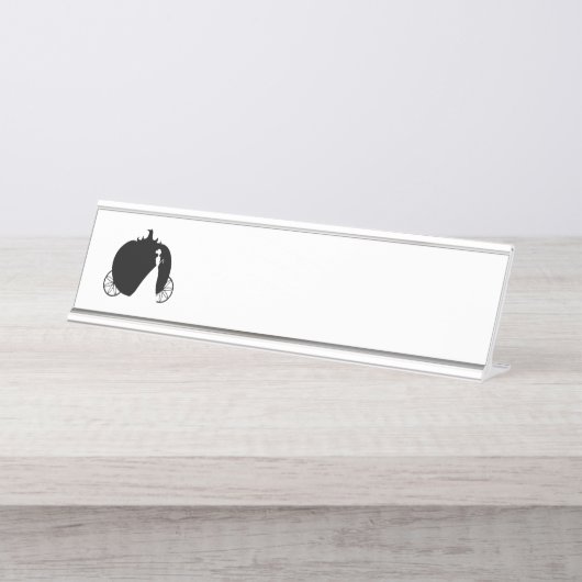 Aschenputtel Schreibtischnamensplakette (Vorderseite )