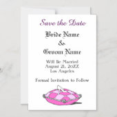 Aschenputtel-Schuh Custom Save the Date Magnet (Vorderseite)