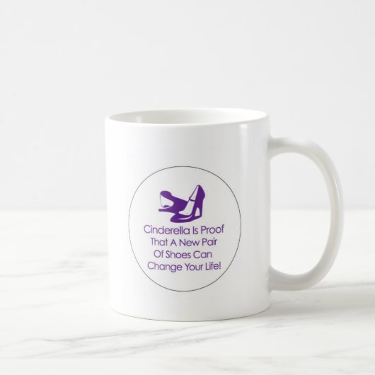 Aschenputtel-Schuhe Kaffeetasse (Rechts)