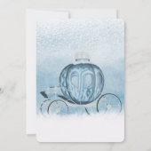 Aschenputtel Sweet 16 Einladung (Rückseite)