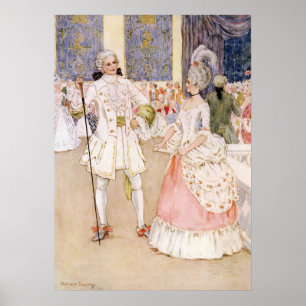Aschenputtel und der Prinz von Millicent Sowerby Poster