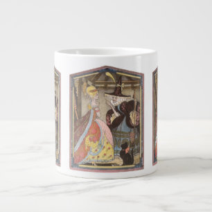 Aschenputtel und die gute Fee, Vintage Märchen Jumbo-Tasse