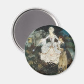 Aschenputtel und Fairy Godmutter Magnet (Vorderseite/Rückseite)