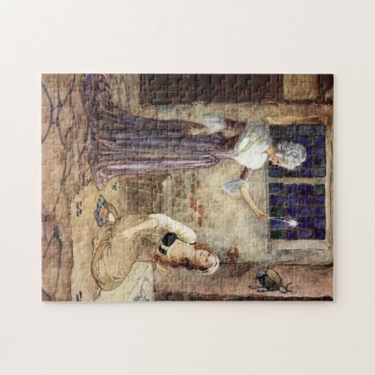Aschenputtel und Fairy Godmutter - Millicent Sower Puzzle (Horizontal)