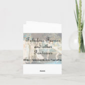 Aschenputtel und feenhafte Patin Karte (Rückseite)