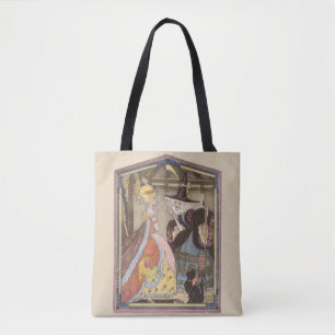Aschenputtel und gute Fee, Vintage Märchen Tasche
