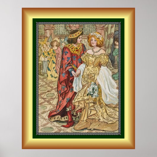 Aschenputtel und ihr Prinz ~ Im Ball ~ 1912 ~ Poster (Vorne)