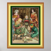 Aschenputtel und ihr Prinz ~ versuchen, den Schläg Poster (Vorne)