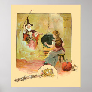 Aschenputtel und ihre Fee Tante Poster