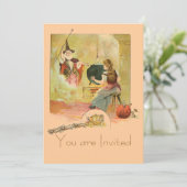 Aschenputtel und ihre Mutter Gottes Einladung (Stehend Vorderseite)