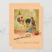 Aschenputtel und ihre Mutter Gottes Einladung (Vorne/Hinten)