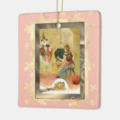 Aschenputtel und ihre Mutter Keramikornament (Links)