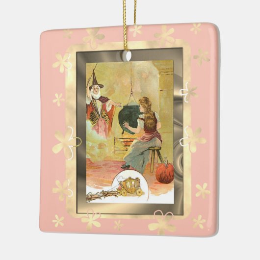 Aschenputtel und ihre Mutter Keramikornament (Links)