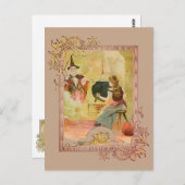 Aschenputtel und ihre Mutter Postkarte (Vorne/Hinten)