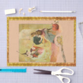 Aschenputtel und ihre Mutter Seidenpapier (Handwerk)