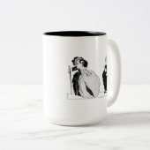 Aschenputtel und ihre Snooty Stepsistans Zweifarbige Tasse (VorderseiteRechts)