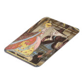 Aschenputtel und Märtyrerin, Vintage Märchen Magnet (Linke Seite)