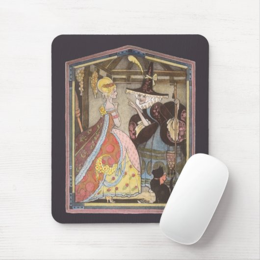 Aschenputtel und Märtyrerin, Vintage Märchen Mousepad (Mit Mouse)