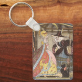 Aschenputtel und Märtyrerin, Vintage Märchen Schlüsselanhänger (Vorderseite)