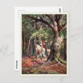 Aschenputtel und Prinz, 1907, Vintager Stil Postkarte (Vorne/Hinten)