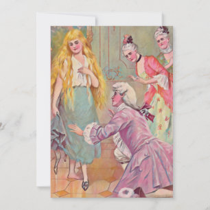 Aschenputtel und Prinz - Illustration