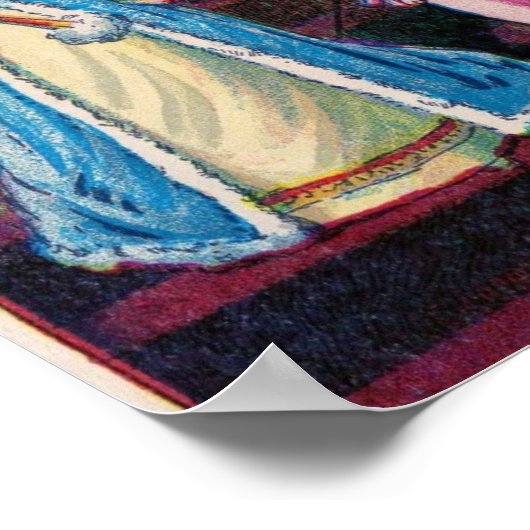 Aschenputtel und Prinz Poster (Ecke)