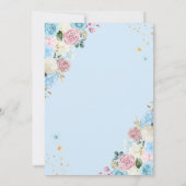 Aschenputtel Verzauberter Garten Süße 16 Einladung (Rückseite)