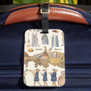 Aschenputtel, Vintage Viktorianische Puppentoilett Gepäckanhänger