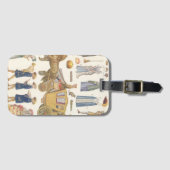 Aschenputtel, Vintage Viktorianische Puppentoilett Gepäckanhänger (Vorderseite (Horizontal))