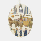 Aschenputtel, Vintage Viktorianische Puppentoilett Keramik Ornament (Hinten)